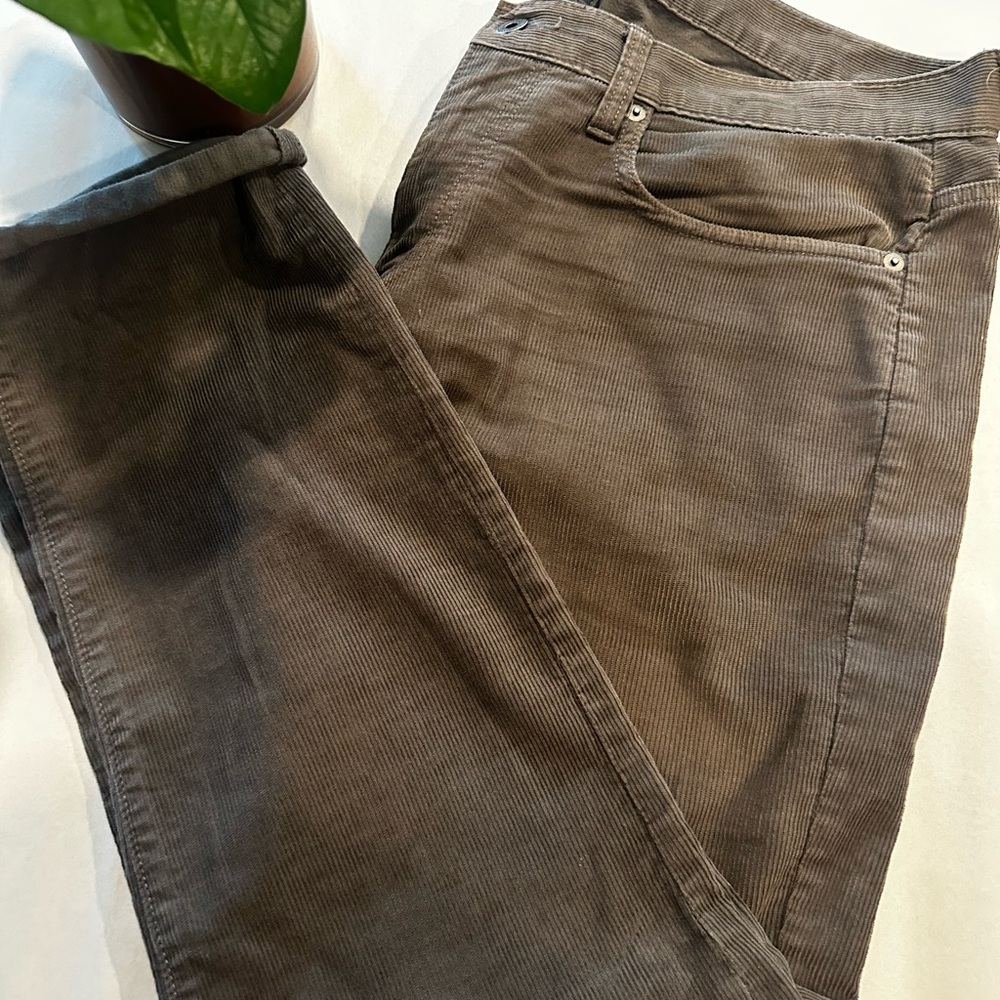 JCrew Gray Corduroy Pants 484 Slim 34 x 30